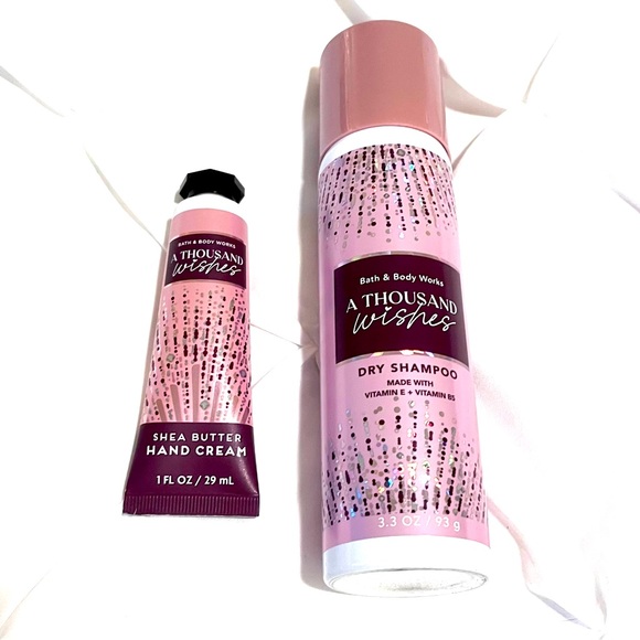 Bath & Body Works Hair Bath Body Works Dry Shampoo A Thousand Wishes New Bonus Hand Cream
